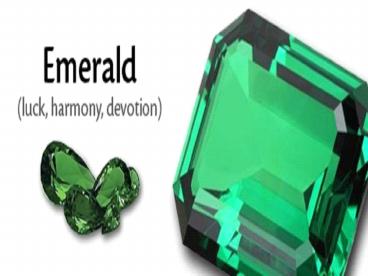 The Magical Effects of Emerald Gemstone