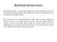 Bathtub dimensions (1) PowerPoint PPT Presentation