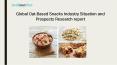 Global Oat Based Snacks Industry Situation and Prospects Research report PowerPoint PPT Presentation