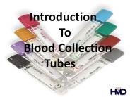 Introduction To Blood Collection Tubes
