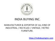 Industrial Furniture Collection