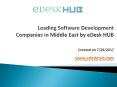 Top Software Development Companies in Middle East - 2017  | eDesk HUB PowerPoint PPT Presentation