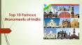 Top 10 Famous Indian Monuments PowerPoint PPT Presentation