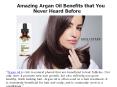 Argan Hair Oil benefits that you should know PowerPoint PPT Presentation