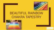 Beautiful Rainbow Chakra Tapestry