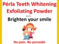 Pérla Teeth Whitening Exfoliating Powder PowerPoint PPT Presentation