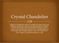 crystal chandelier PowerPoint PPT Presentation