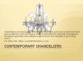 contemporary chandeliers PowerPoint PPT Presentation
