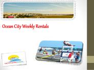 Ocean City Weekly Rentals