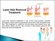 Laser Hair Removal Treatment