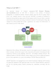 SAP BPC Training in Bangalore
