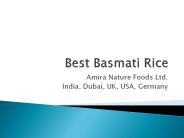 Best Basmati Rice