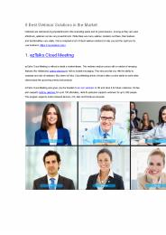 ezTalks: Which Webinar Software is Best for You?