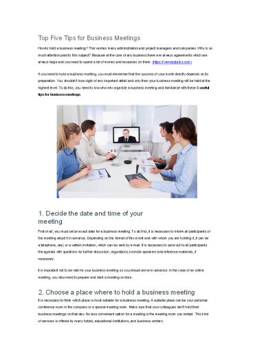 ezTalks: Business Meetings Tips for Easier Collaboration