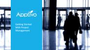 Getting Started With Project Management - Apptivo