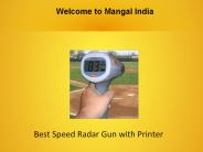 Speed Radar Gun with Printer (1)