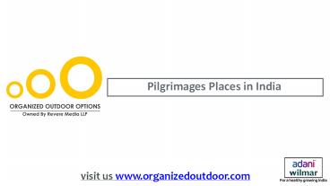 Outdoor Advertising in Pilgrimage Place India