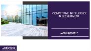 Competitive Intelligence in Recruitment - Talismatic