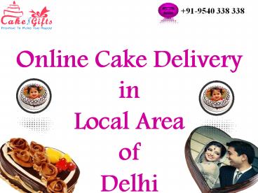 Get birthday cakes via CakenGifts.in