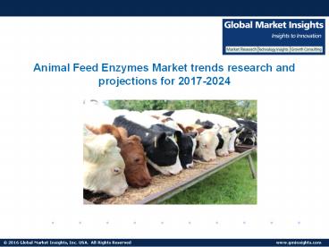 Animal Feed Enzymes Market trends research and projections for 2017-2024