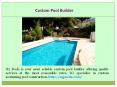 Custom Concrete Pool Builder PowerPoint PPT Presentation