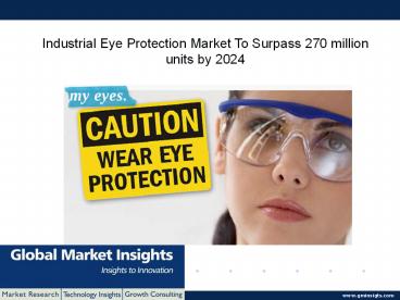 Industrial Eye Protection Market Update, Analysis, Forecast, 2017 – 2024