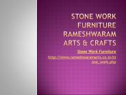 Stone Work Furniture