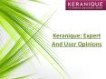 Keranique: Expert And User Opinions PowerPoint PPT Presentation