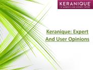 Keranique: Expert And User Opinions