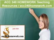 ACC 340 HOMEWORK Teaching Resources / acc340homework.com