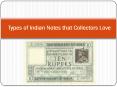 Types of Indian Notes that Collectors Love PowerPoint PPT Presentation