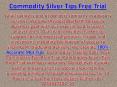 Commodity Trading Calls, Commodity Silver Tips Free Trial Call @ +91-9205917204 PowerPoint PPT Presentation