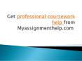 Get professional coursework help PowerPoint PPT Presentation