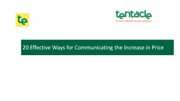 20 Effective Ways for Communicating the Increase in Price