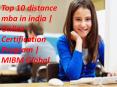 Top 10 distance mba in india | Online Certification Program In India PowerPoint PPT Presentation