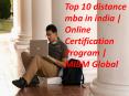 Top 10 distance mba in india | Online Certification Program-MIBM Global Noida