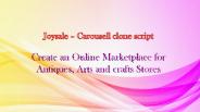 Exclusive offer for Joysale-Carousell clone script,