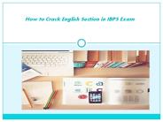 How to Crack English at IBPS Exams