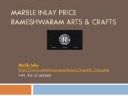 Marble Inlay Price