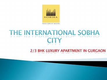 Sobha City the luxury apartment in Gurgaon