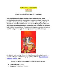VEDIC ASTROLOGY COURSES BY VedicGrace
