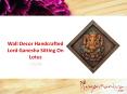 Wall Decor Handcrafted Lord Ganesha Sitting on Lotus PowerPoint PPT Presentation