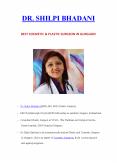 Dr. Shilpi Bhadani - Best Costemic & Plastic Surgeon in Gurgaon PowerPoint PPT Presentation