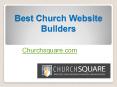 Best Church Website Builders - Churchsquare.com PowerPoint PPT Presentation