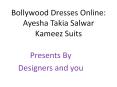Bollywood Dresses For Party: Bollywood Actress Aisha Takia Style Fancy Dress/Costume Theme Online