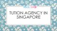 Tuition Agency - Tutor Singapore - Private Tutors in Singapore PowerPoint PPT Presentation