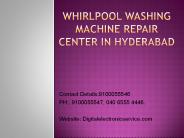 Whirlpool Washing Machine Repair Center in Hyderabad