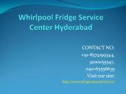 Whirlpool Fridge Service Center Hyderabad