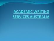 Academic writing services