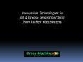 Innovations in Oil&Grease separation from kitchen wastewater. PowerPoint PPT Presentation